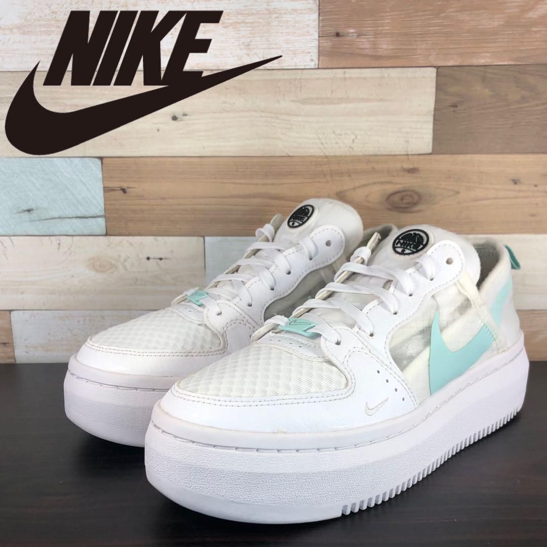 ＼7月限定エントリーでP10倍／【中古】NIKE COURT VISION ALTA ナイキ コート ビジョン アルタ ホワイト 25cm U08574 CW6536-100｜コモノット
