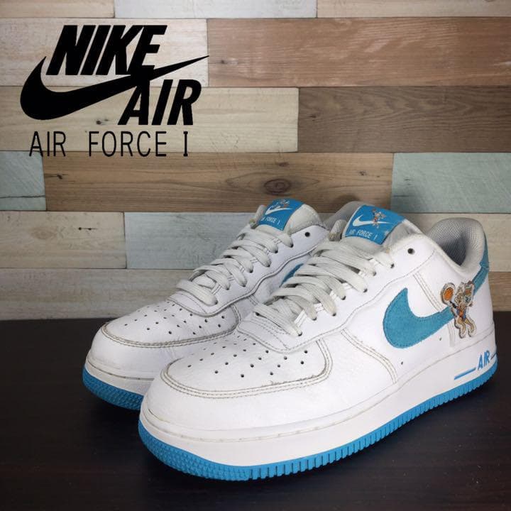 ＼6月押さえるエントリーでP10倍／【中古】NIKE AIR FORCE 1 \u002707 あき場所 プレイヤーズ × ナイキ 空軍1 置き目 \u002707  チューン スクワッド 27糎 U08610 DJ7998-100
