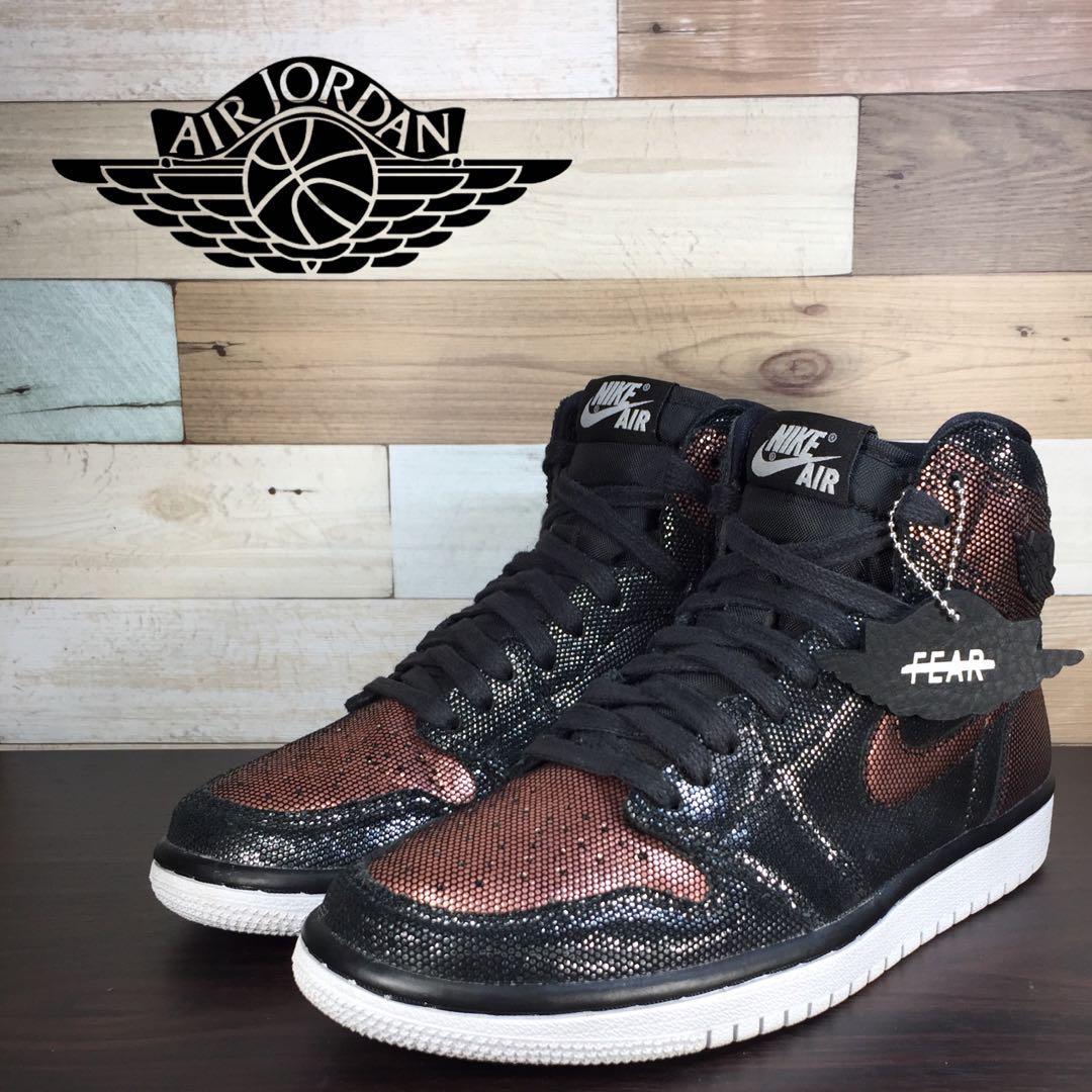 【中古】NIKE AIR JORDAN 1 HIGH OG FEARLESS ナイキ ウィメンズ エアジョーダン 1 ハイ OG フィアレス 23cm U08691 CU6690-006