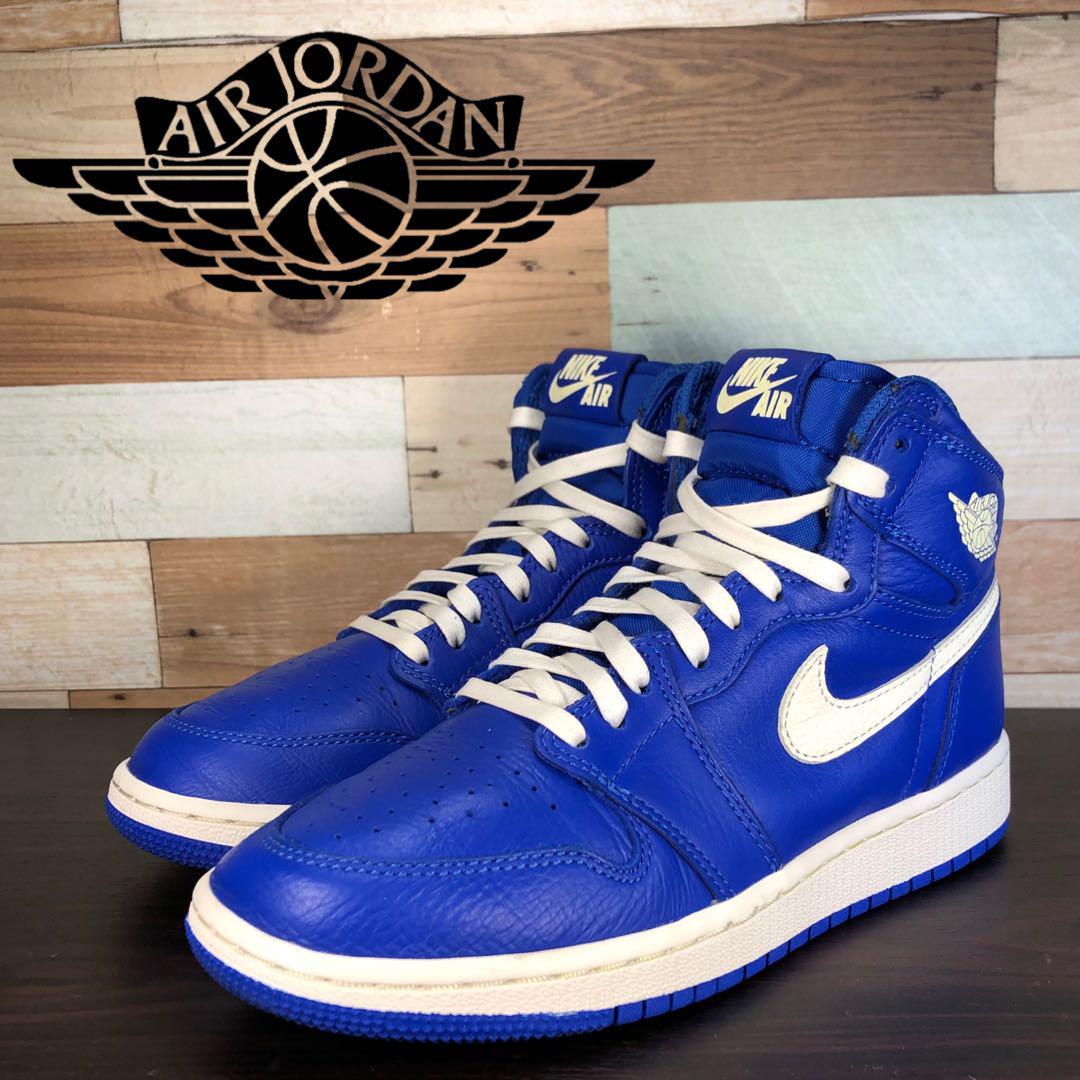 ＼7月限定エントリーでP10倍／【中古】NIKE AIR JORDAN 1 RETRO HIGH OG ナイキ エアジョーダン1 ハイ ハイパー ロイヤル 22.5cm U08703 575441-401｜コモノット