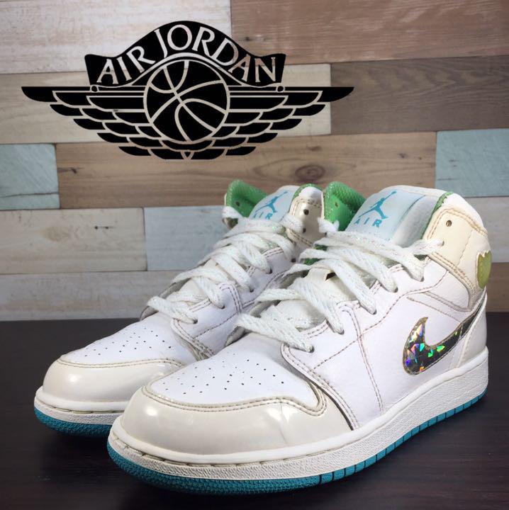 【中古】NIKE AIR JORDAN 1 PHAT ナイキ エアジョーダン 1 ファット ホワイト 23cm U08705 454659-101