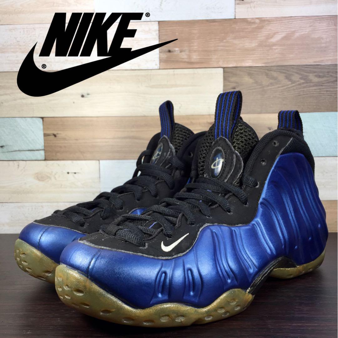【中古】NIKE AIR FOAMPOSITE ONE エア フォームポジット ワン オリジナル ブルー 26cm U08707 830017-500