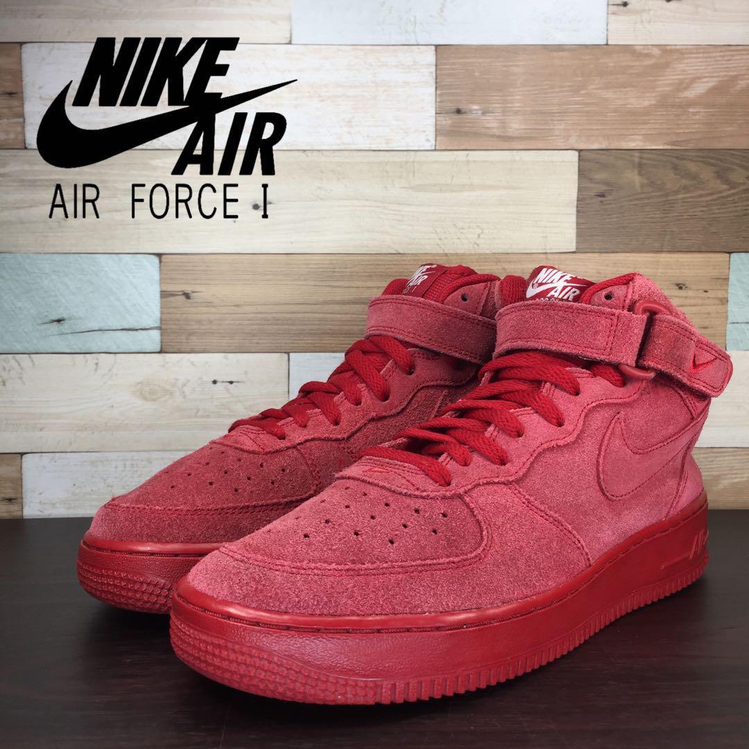 ＼7月限定エントリーでP10倍／【中古】NIKE AIR FORCE 1 ナイキ エア フォース1 レッド 24.5cm U08872 314195-603｜コモノット