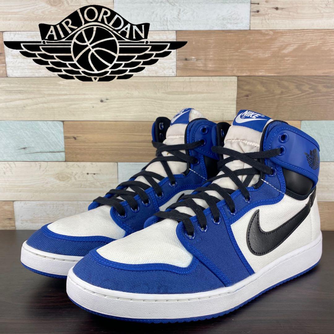 ＼6月押さえるエントリーでP10倍／【中古】NIKE AIR JORDAN 1 KO ナイキ エアジョーダン 1 KO ご機嫌 黒風青み 30糎 U08976 DO5047-401