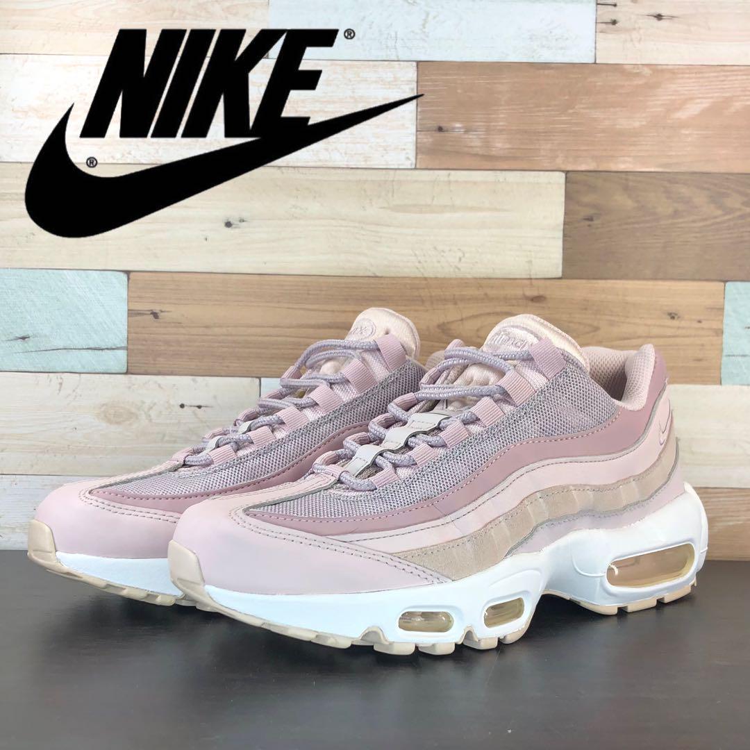 ＼7月限定エントリーでP10倍／【中古】NIKE AIR MAX 95 BARELY ROSE ナイキ エア マックス 95 べアリー ローズ 25cm U09014 CI3710-600｜コモノット