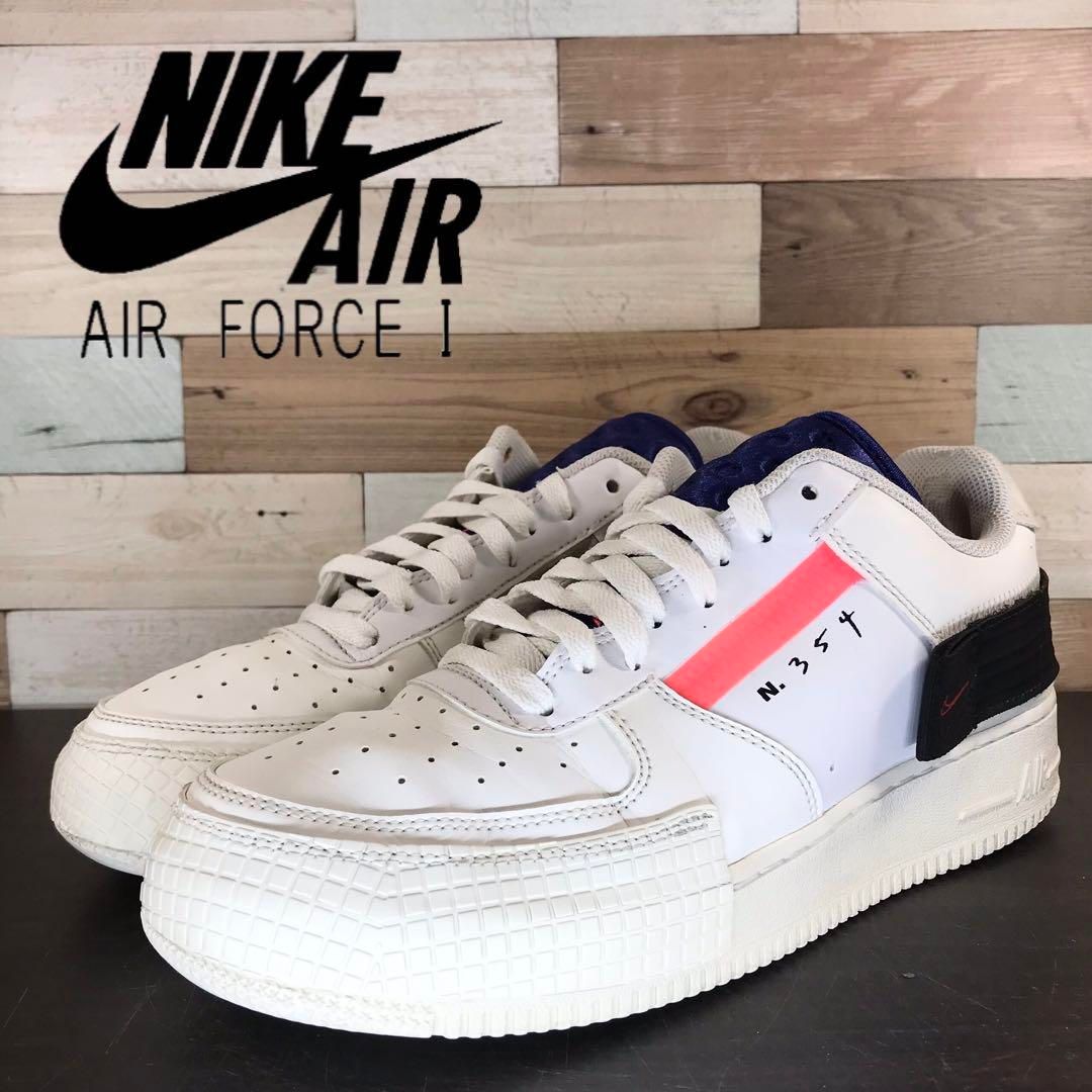 ＼6月制限事項エントリーでP10倍／【中古】NIKE AIR FORCE 1 27糎 スニーカー U09318