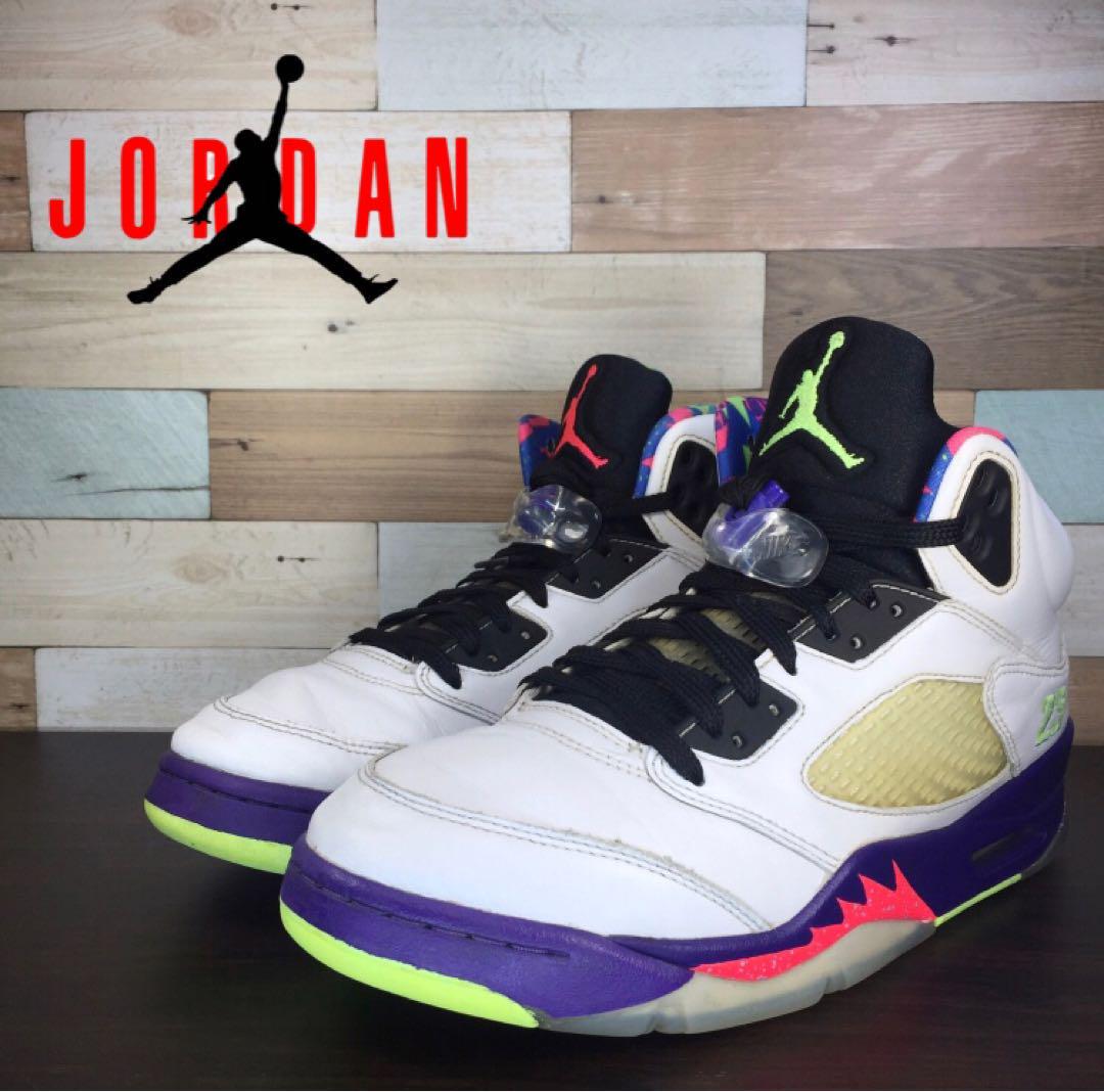 【中古】NIKE AIR JORDAN 5 RETRO ナイキ エアジョーダン5 オルタネート ベルエア 27cm U09330 DB3335-100