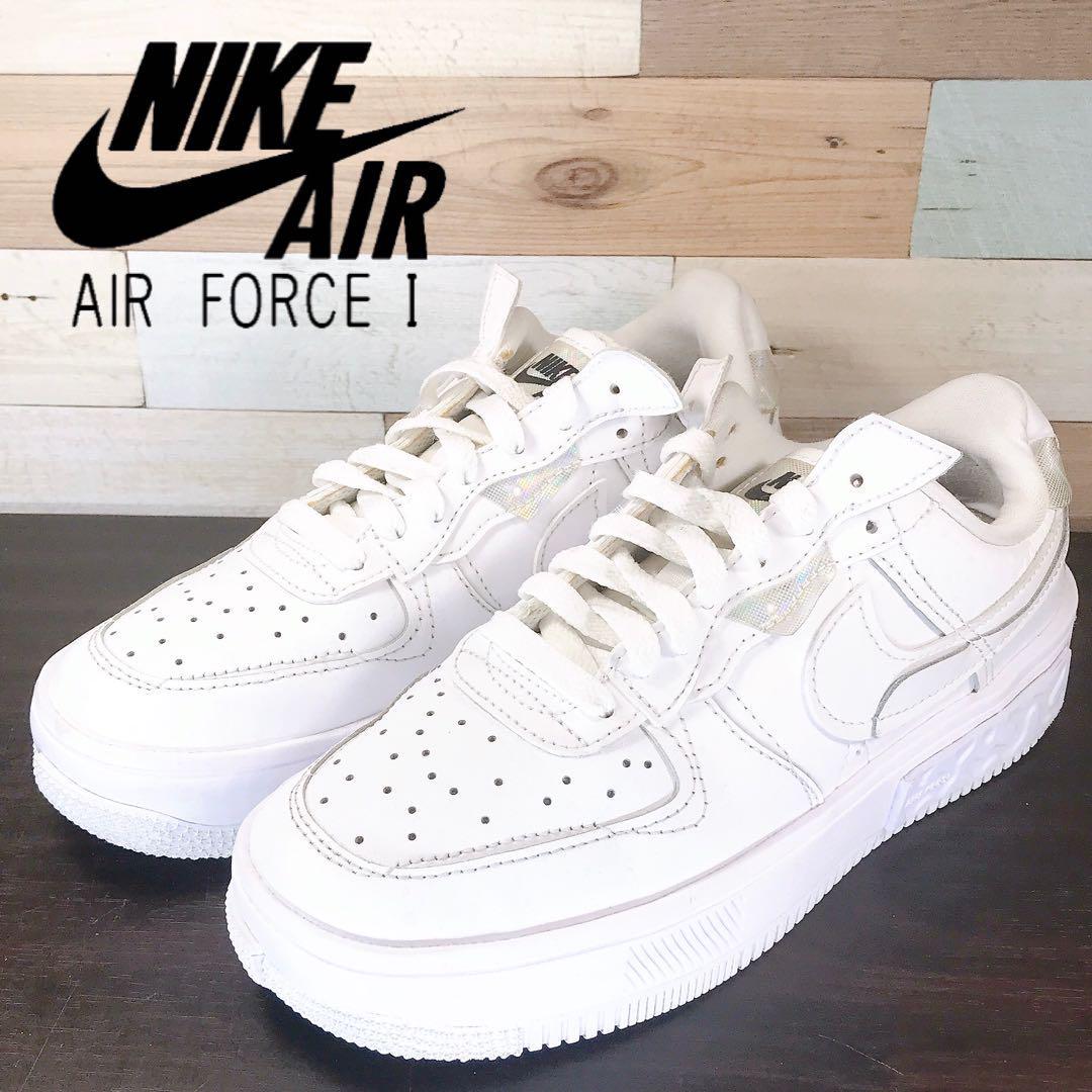 【中古】NIKE AIR FORCE 1 ナイキ ウィメンズ エア フォース 1 フォンタンカ ホワイト WHITE 白 24cm U10024 DQ5021-100