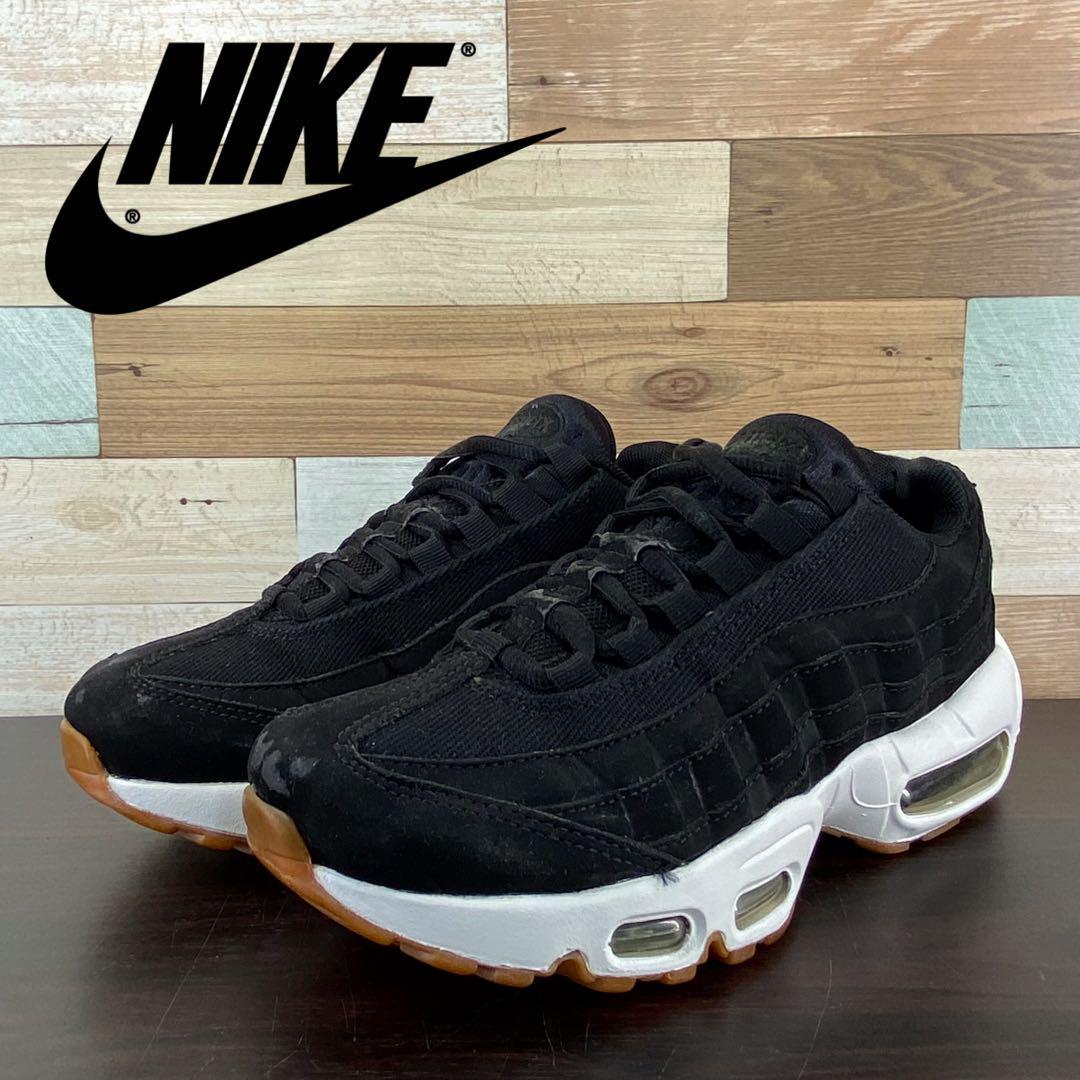 \7月限定エントリーでP10倍/【中古】NIKE AIR MAX 95 ナイキ ウィメンズ エア マックス 95 ブラック ブラックアンスラサイト 23cm U10130 307960-017|コモノット