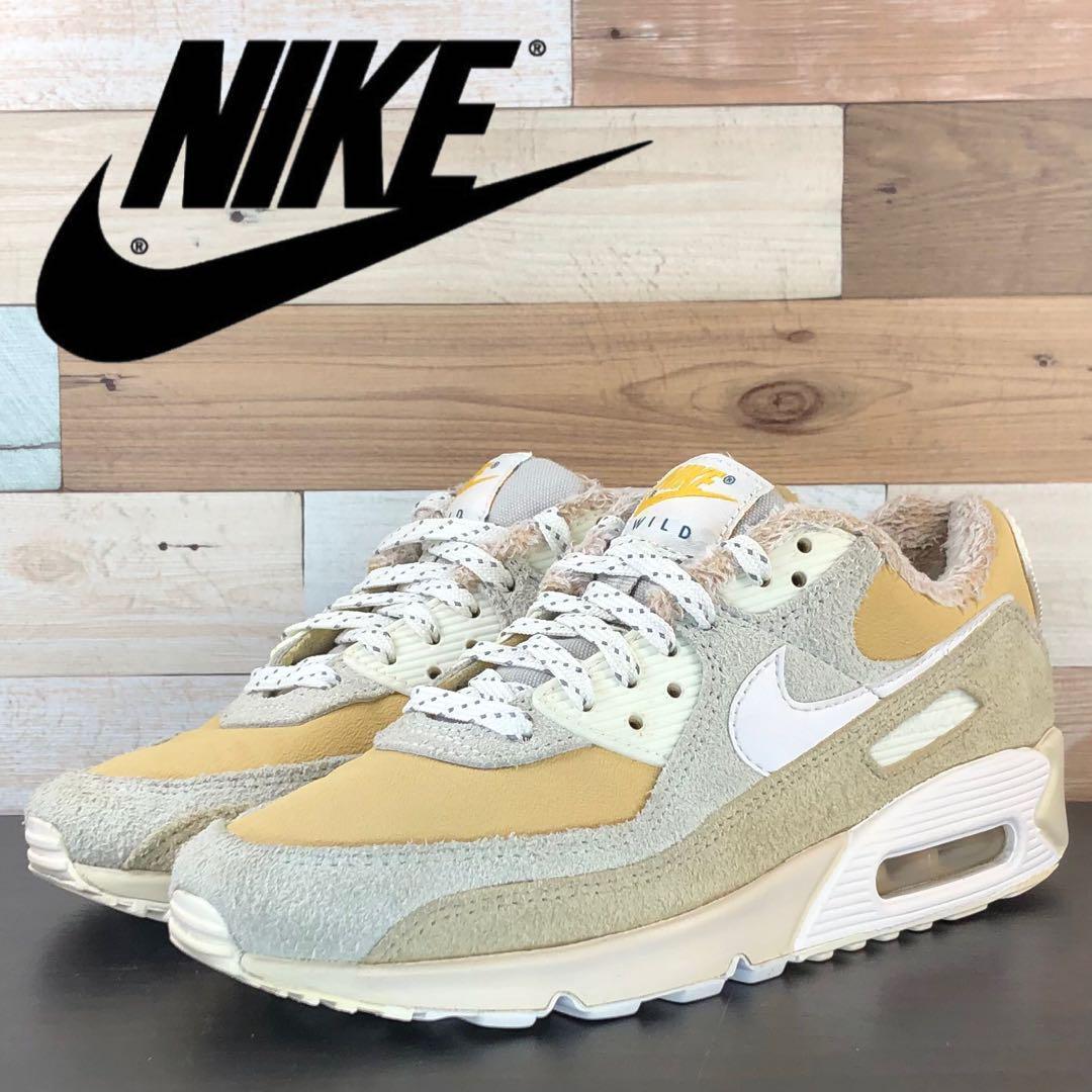 ＼7月限定エントリーでP10倍／【中古】NIKE AIR MAX 90 ナイキ ウィメンズ エア マックス 90 トゥイン ホワイト セイル ライトボーン 24cm U10131 DC5271-737｜コモノット