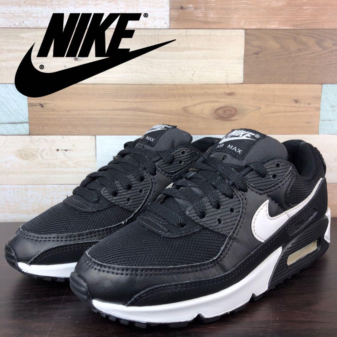 \7月限定エントリーでP10倍/【中古】NIKE AIR MAX 90 ナイキ エア マックス 90 ホワイト ブラック 23.5cm U10280 CQ2560-001|コモノット