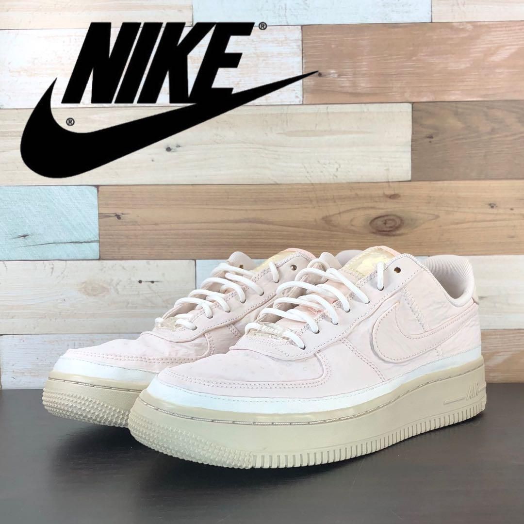 【中古】NIKE AIR FORCE 1 07 SE ナイキ エア フォース 1 07 SE ホワイト ソフトピンク 24cm U10309 AA0287-604