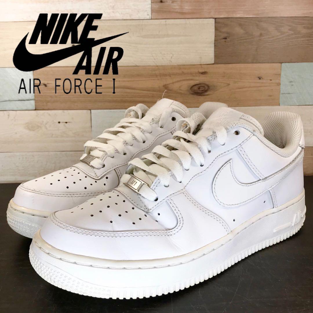 ＼6月制限事項エントリーでP10倍／【中古】NIKE AIR FORCE 1 ナイキ 大気圏 フォース 1 置き目とり捨てる 白いこと 25.5糎 U10332 315122-111