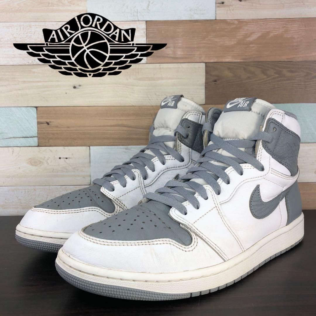 ＼6月押さえるエントリーでP10倍／【中古】NIKE AIR JORDAN 1 RETRO HIGH OG ナイキ エア湖 ジョーダン 1 レトロ ご機嫌 一風変わった テルスグレー 28糎 U10836 555088-037