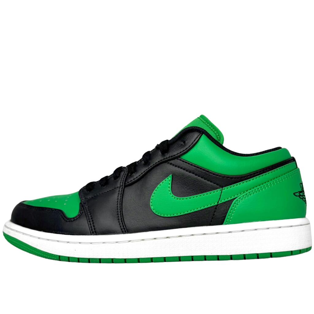 ＼6月制限事項エントリーでP10倍／【中古】NIKE AIR JORDAN 1 LOW LUCKY GREEN ナイキ 大気圏 ジョーダン 1 置き目とり捨てる 仕合わせ 緑であること 27.5糎 メンズ スニーカー U11216