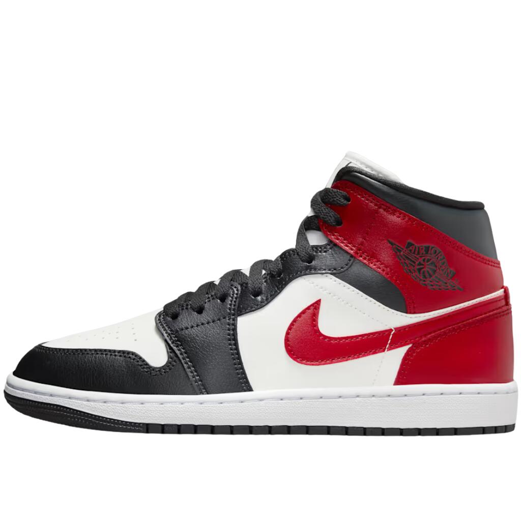 ＼6月制限事項エントリーでP10倍／【中古】NIKE ナイキ スニーカー AIR JORDAN 1 MID  大気圏 ジョーダン 1 ミッド 28.5糎 赤いこと 白いこと 黒いこと 御機嫌とり捨てる 箱あり
