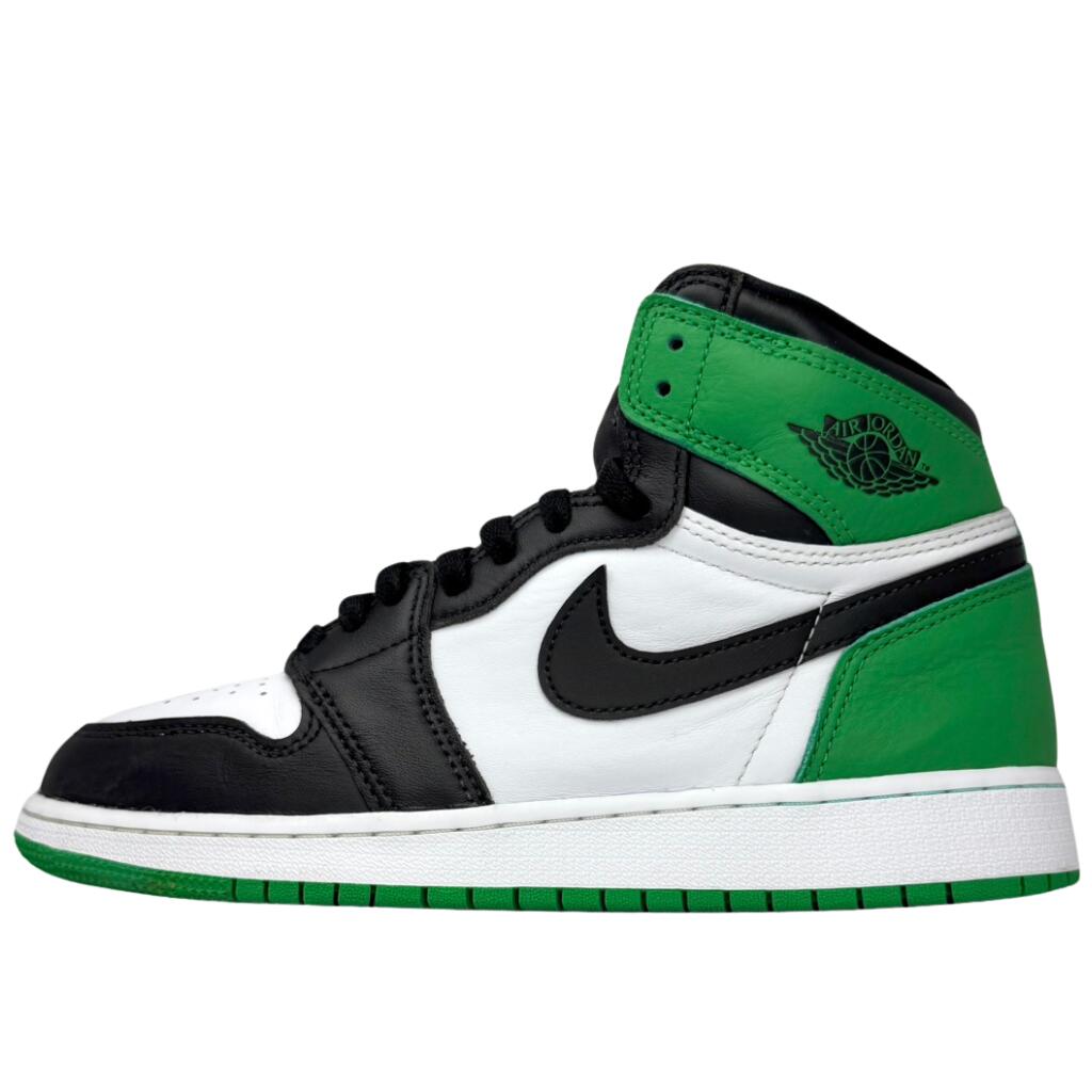 ＼6月制限事項エントリーでP10倍／【中古】NIKE ナイキ AIR JORDAN 1 RETRO HIGH OG 大気圏 ジョーダン 1 レトロ 御機嫌 とり捨てる OG 24.5糎 白いこと 黒いこと 緑であること スニーカー U11524