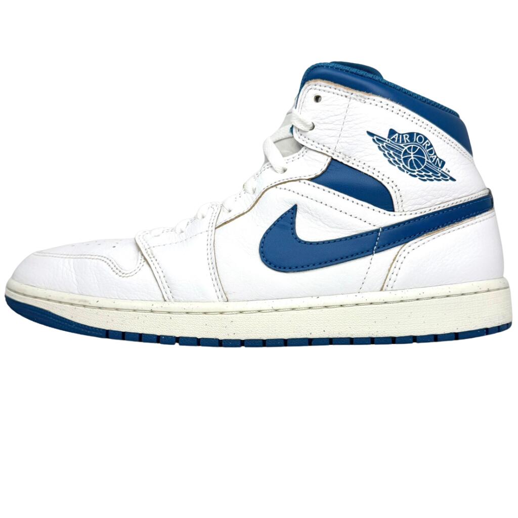 ＼6月制限事項エントリーでP10倍／【中古】NIKE AIR JORDAN 1 MID SE \" INDUSTRIAL BLUE \"" ナイキ 大気圏 ジョーダン 1 ミッド シーズナル ～版 青色白いこと 29糎 メンズ 御機嫌とり捨てる スニーカー U11551"