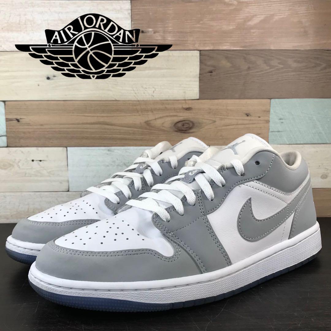 ＼6月制限事項エントリーでP10倍／【中古】NIKE AIR JORDAN 1 ナイキ 大気圏 ジョーダン 1 置き目とり捨てる 薄墨色 白いこと 27.5糎 U11867 DC0774-105