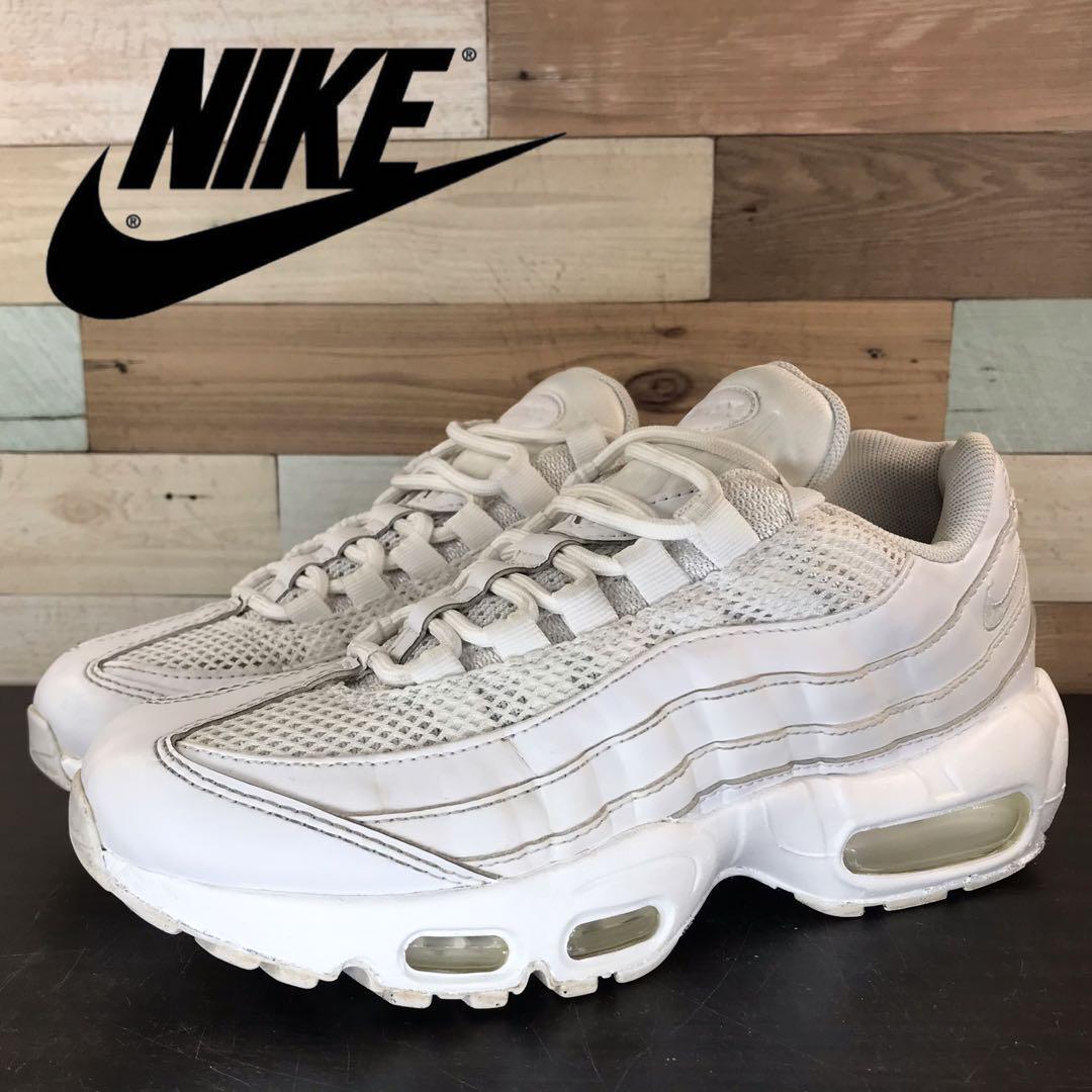 【中古】NIKE AIR MAX 95 ナイキ エア マックス 95 ホワイト 23cm U11874 DH8015-100
