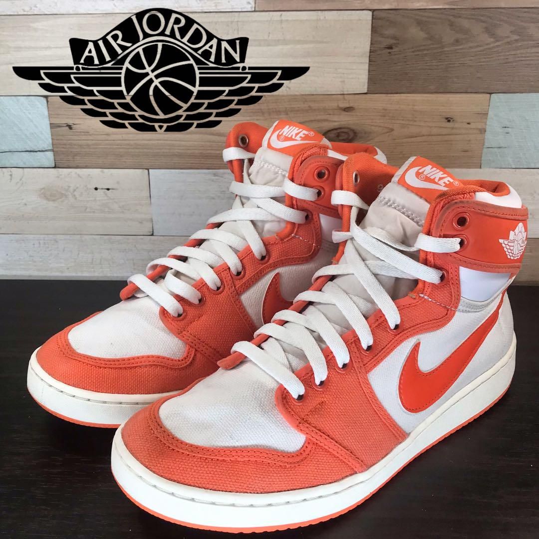 ＼5月限定エントリーでP10倍／【中古】NIKE AIR JORDAN 1 ナイキ エア ジョーダン ワン ノックアウト 27cm