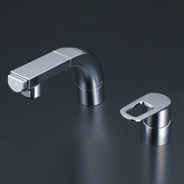 【FSL120DET】 KVK 洗面 化粧室 シャワー引出しタイプ／シングルレバー 洗髪 eレバー