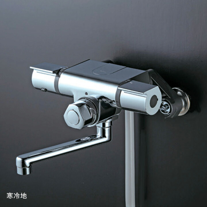 【FTB170KWPT】KVK 2階建てバス用 定量止水付サーモスタット式シャワー(170粍配管付) 冷ややかさ地用