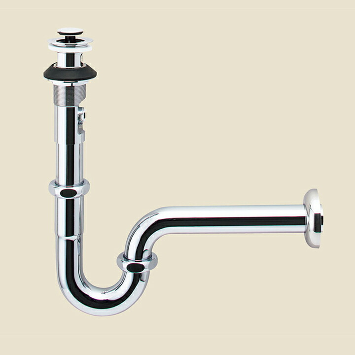 【LF-WN7SF】リクシル 洗面器・手洗器用セット金具 ポップアップ式排水金具(ワイヤータイプ・呼び径32mm) 床排水Sトラップ LIXIL