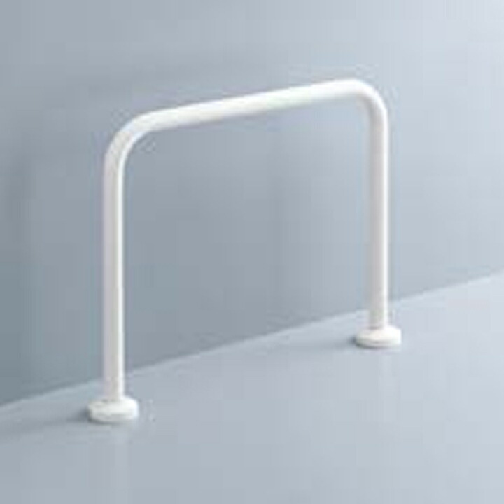 INAX 手すり KF-312AE70J/WA ホワイト KF-312AE70J/WA 洗面用手すり(壁床固定式樹脂被覆タイプ) 1個
