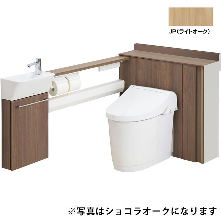 【YDS-H3L1M1N/JPW】LIXIL Jフィット アクアセラミック床上排水(Pトラップ) 寒冷地・水抜方式 L型(L仕様・手洗付) 148後抜き・155後抜き・120横抜き JP(ライトオーク) 【リクシル】 131,134円