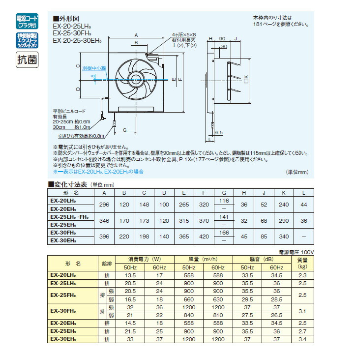 注文割引 三菱 標準換気扇 クリーンコンパック スタンダードタイプ台所用 電気式シャッター 引きひもなし MITSUBISHI  www.tsujide.co.jp