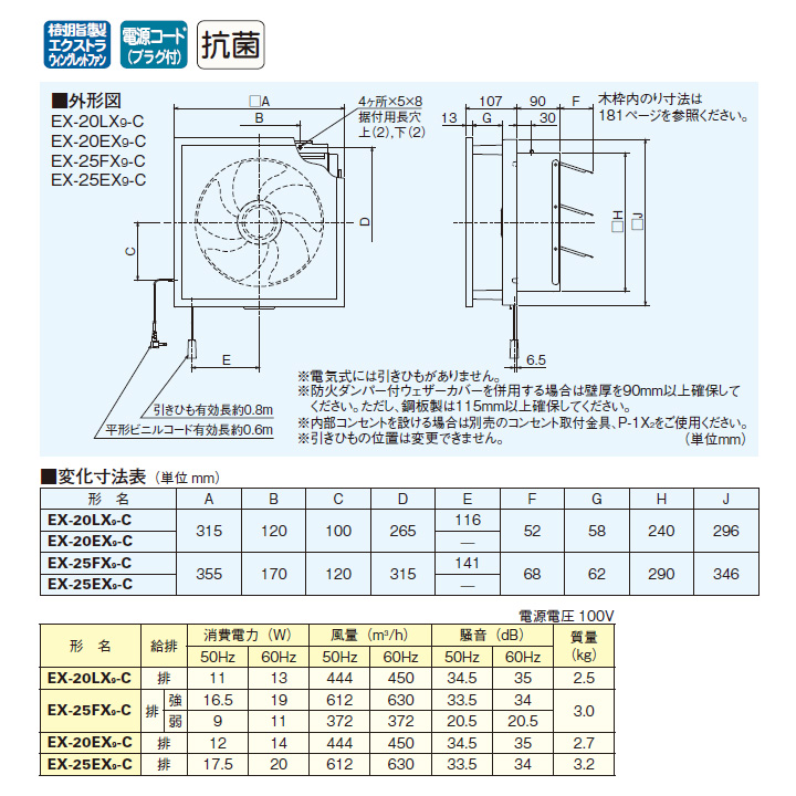 は自分にプチご褒美を 三菱 標準換気扇 クリーンコンパック インテリアタイプ 居間用 店舗用 電気式シャッター引きひもなし MITSUBISHI  fucoa.cl