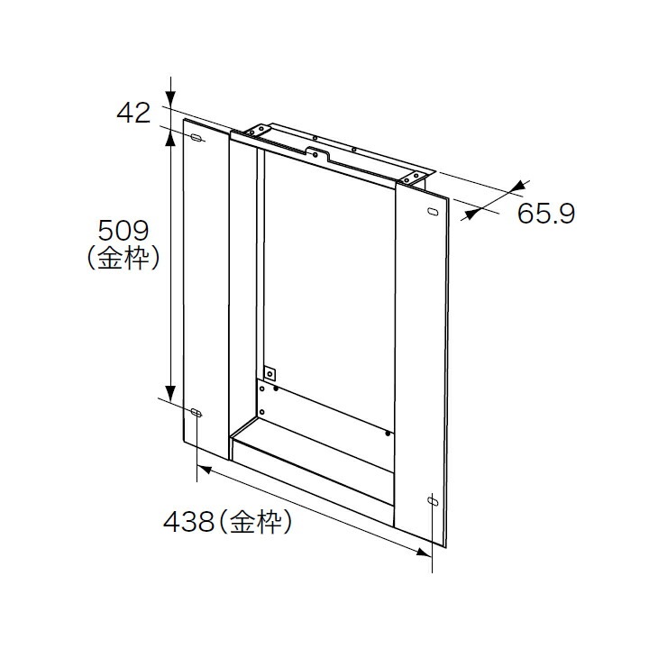 【楽天市場】【0524B01】【YPBG15】ノーリツ 部材 クイックオート PS取替アダプター PS扉内 扉内取付ボックス YPBG15 ...