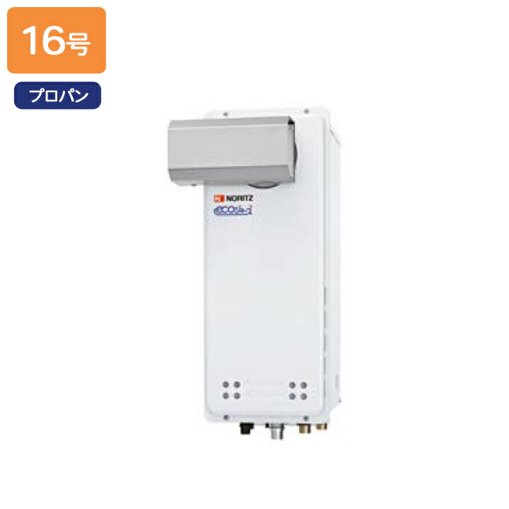 【GT-CP1663SAWX-L BL】ノーリツ 屁っ放りふろ給湯器 備えつける無償性形 なおなお書きアルコーブ備えつける形 プロパン R1/2(15A) NORITZ ガス給湯器-家電-住宅設備家電