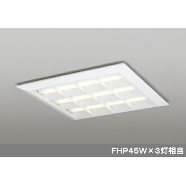 【XL501053P1E】オーデリック ベースライト 省電力タイプ LEDユニット型 直付/埋込兼用型 (構成:XL501053#×1) + (UN2403E×3) ODELIC|コンパルト 店