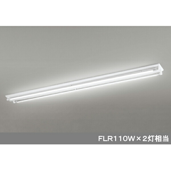 【XL251538】オーデリック ベースライト LEDランプ型 直付型 逆富士型(幅広) (構成:XL251538#Y×1) + (NO310B×2) ODELIC|コンパルト 店