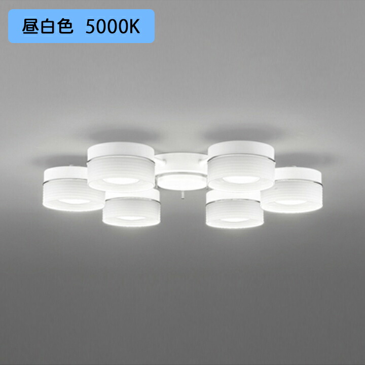 オーデリックoc257171 OC257171BR オーデリック シャンデリア 6灯 ～8畳 電球色～昼光色