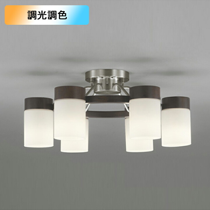 【OC257070BR】オーデリック シャンデリア 8畳 電球色-昼光色 調色・調光器不可 コントローラー別売 ODELIC