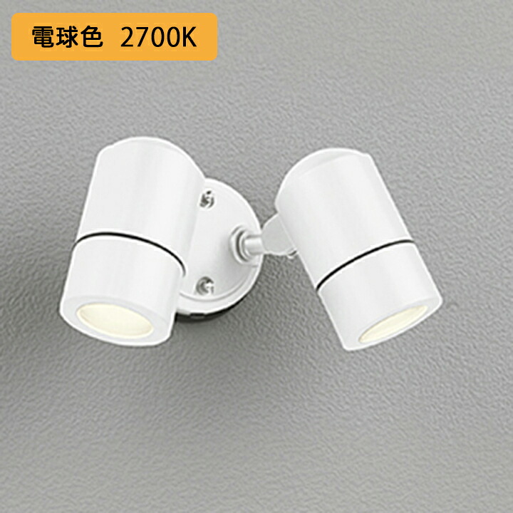 【OG254563LR】オーデリック エクステリア スポットライト 白熱灯器具 50W LED電球電球色 調光器不可 絶縁台別売 ODELIC