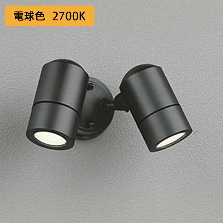 【OG254564LR】オーデリック エクステリア スポットライト 白熱灯器具 50W LED電球電球色 調光器不可 絶縁台別売 ODELIC