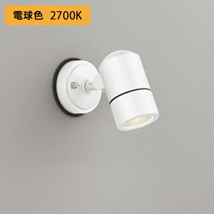 【OG254569LR】オーデリック エクステリア スポットライト 白熱灯器具 50W LED電球電球色 調光器不可 絶縁台別売 ODELIC