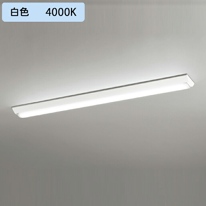 【XL501002R6C】オーデリック ベースライト LEDユニット 直付 40形 逆富士(幅150)6900lm 白色 調光器不可 (構成：XL501002#&times;1) + (UN4406RC&times;1) ODELIC｜コンパルト 店
