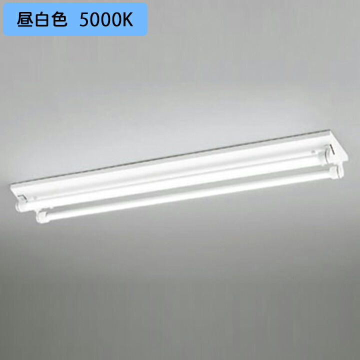 【XG554077RB】オーデリック ベースライト ランプ型片側給電・片側配線 防雨・防湿型 直付型 2100lm 調光器不可 昼白色 (構成：XG554077#Y&times;1) + (NO440RBR&times;2)｜コンパルト 店
