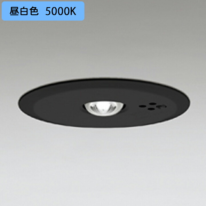 【OR036307K1】オーデリック 非常用照明器具（電池内蔵形(専用形)） 埋込型 低天井・小空間（-3m） LED一体型 ブラック 昼白色 ODELIC