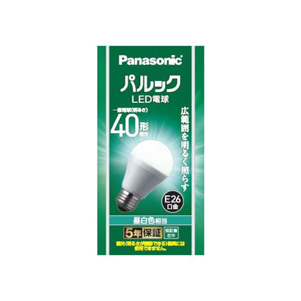パナソニック LDA4LGSK4 パルック LED 電球 広配光タイプ 電球色相当 40形相当 E26口金 パナソニック一般電球タイプ パルック LED電球 プレミア 4.4W《電球