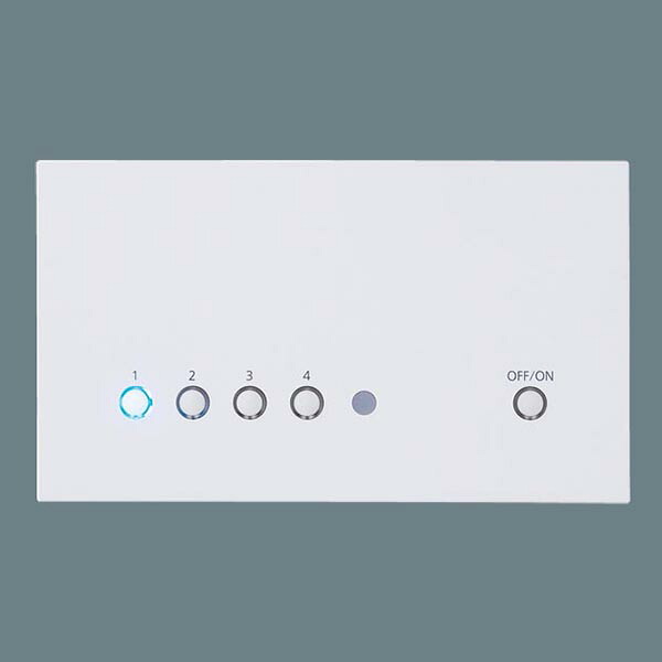 【NQ28750W】 パナソニック コントローラ リビングライコン 1.5Aタイプ 4コ口サイズ 5回路マルチON/OFFタイプ 親器
