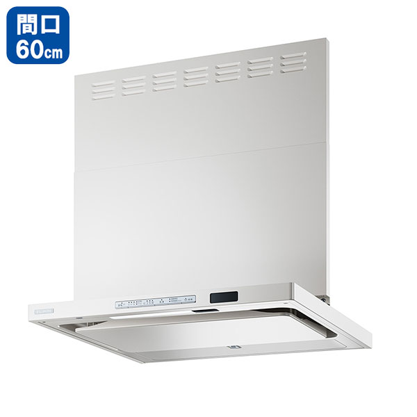 【TAG-REC-AP601FW】リンナイ レンジフード TAGシリーズ クリーンフード （ノンフィルター・スリム型） 60cm幅 フロストホワイト 【Rinnai】