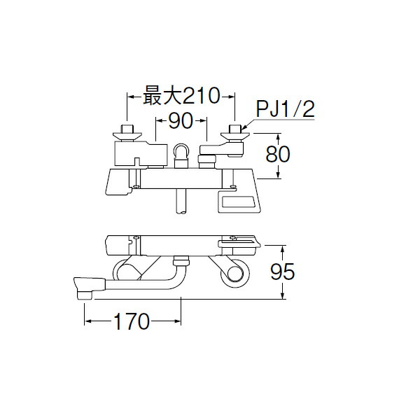 ラッピング不可】 三栄 サーモシャワー混合栓 ※寒冷地用 SANEI nipojundiai.com.br