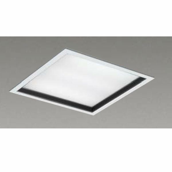 【LEKR745651KN-LD9】東芝 LEDベースライト TENQOOスクエア パネルタイプ 深枠(黒)パネル 埋込形□450 色温度5000K Ra83 FHP32 形×3|コンパルト 店