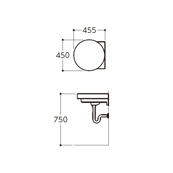 【LSC704ABSNW】TOTO壁掛洗面器ベッセル式洗面器セット一式NW1(ホワイト)【トートー】